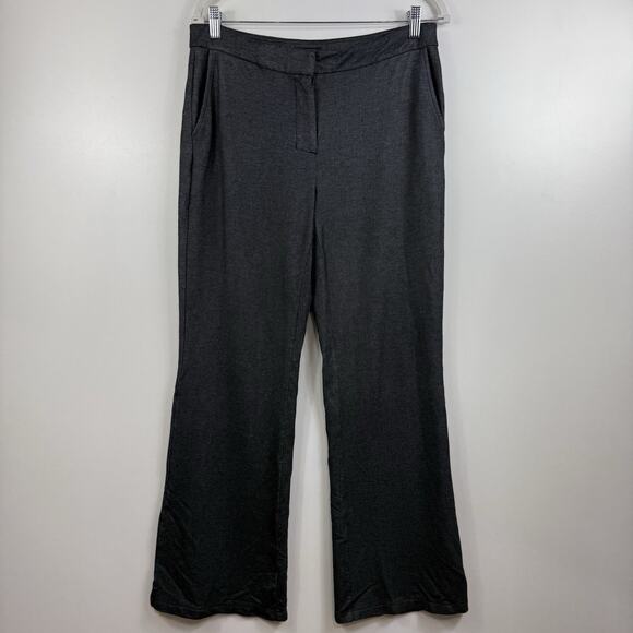 J. Jill Wearever Collection Refined Woven Trousers Small Stretch Heathered Black - Picture 10 of 12